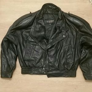 VINTAGE moto jacket by WILSON'S leather